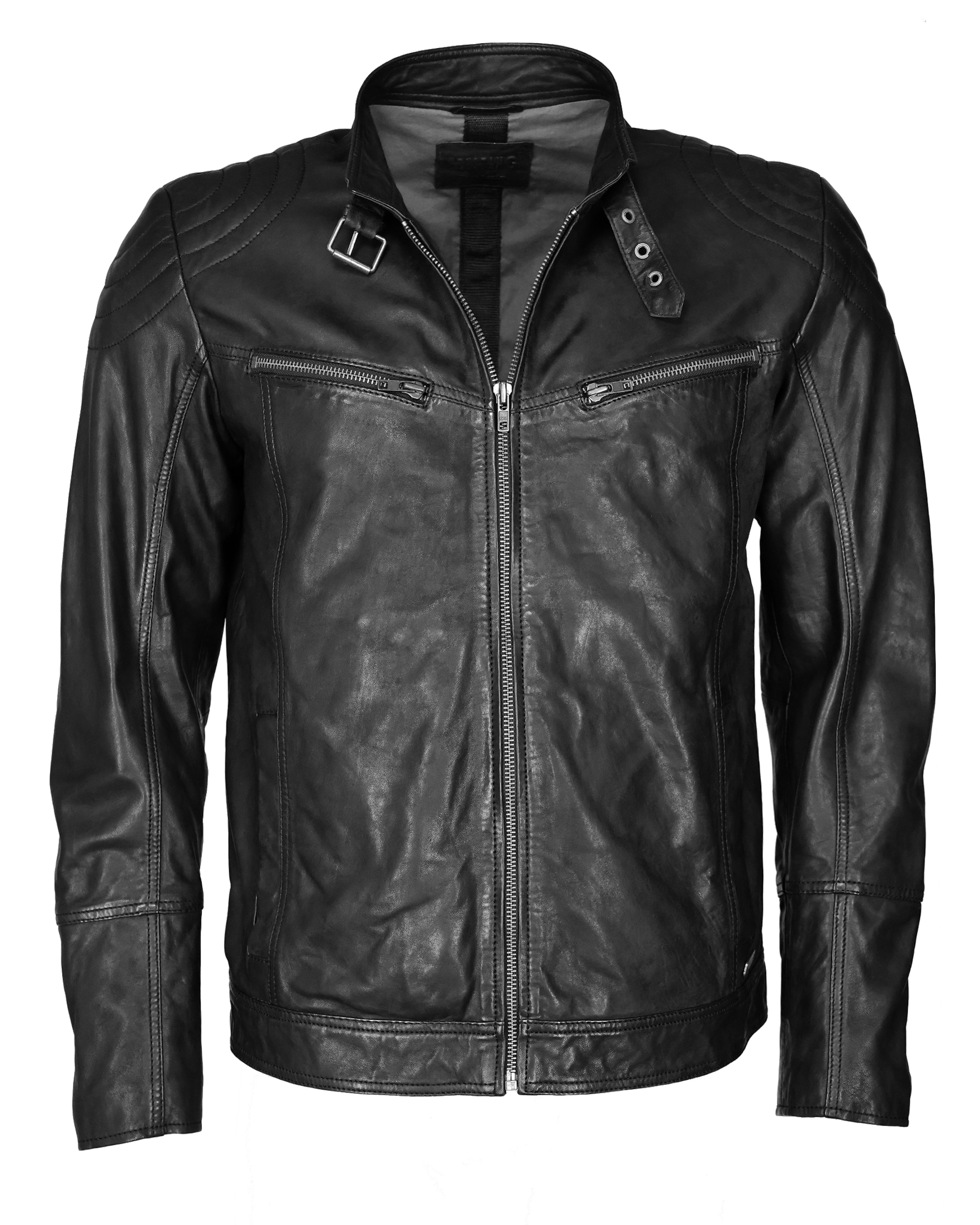 Männer Große Größen MUSTANG Jacke in Schwarz - CH84335 Männer Große Größen MUSTANG Jacke in Schwarz - CH84335