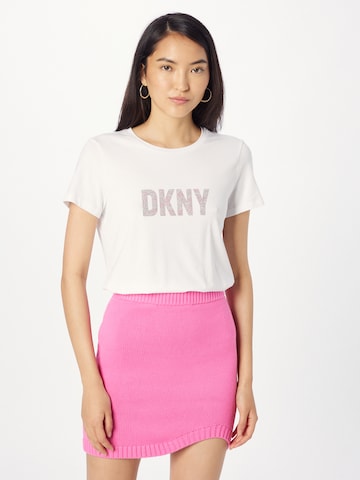 DKNY Shirt in Wit: voorkant