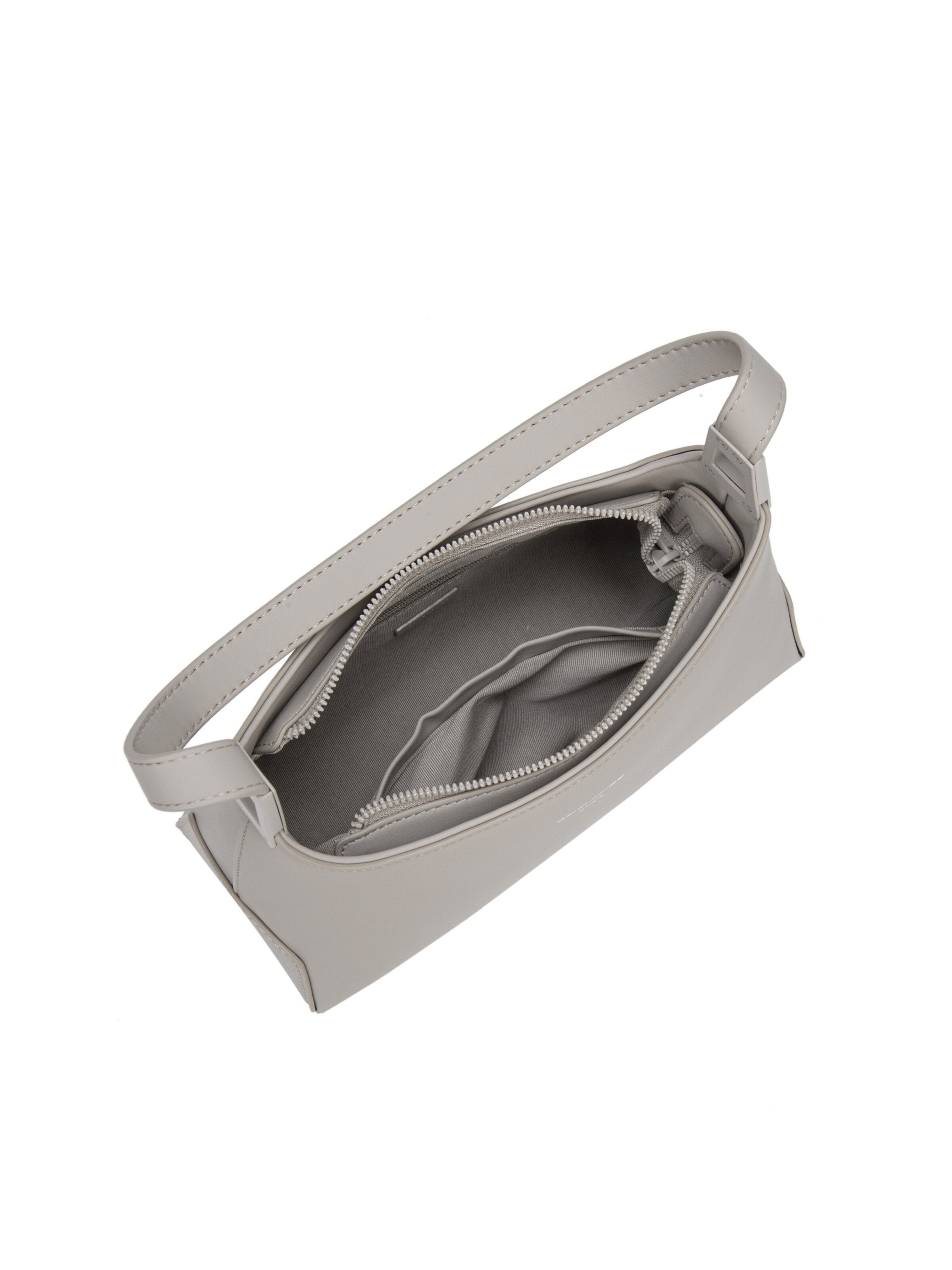 Borsa a spalla 'Borsa a Spalla Baguette David Jones Ecopelle Zip' di David Jones in grigio