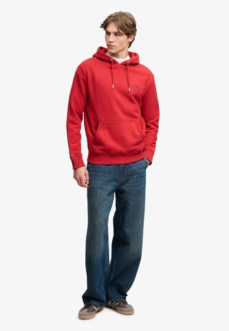 Superdry & Co Mikina 'ESSENTIAL' – červená