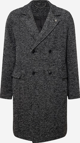 BURTON MENSWEAR LONDON Between-Seasons Coat in Black: front