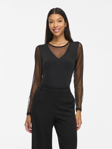 VILA - Body camiseta 'VILeoa' en negro: frente