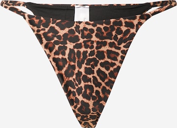 hunkemöller x NA-KD - Cueca biquíni em castanho: frente