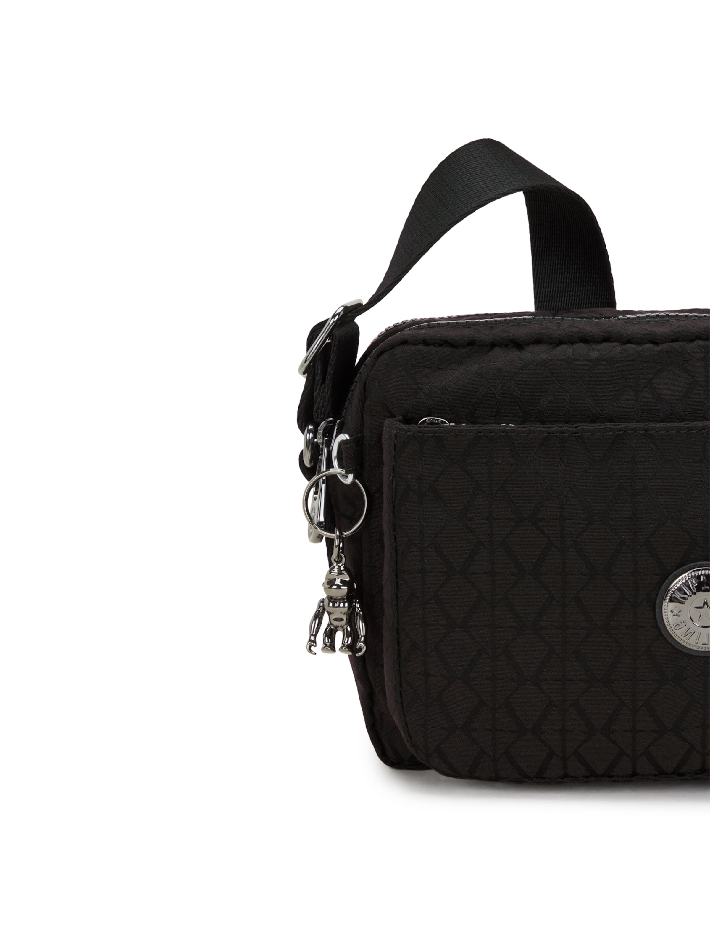 KIPLING Torba za čez ramo 'Abanu' | črna barva