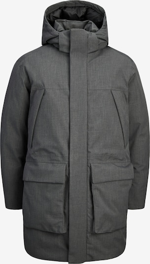 Jack & Jones Premium Välikausiparka 'JPRMoon' värissä tummanharmaa, Tuotenäkymä