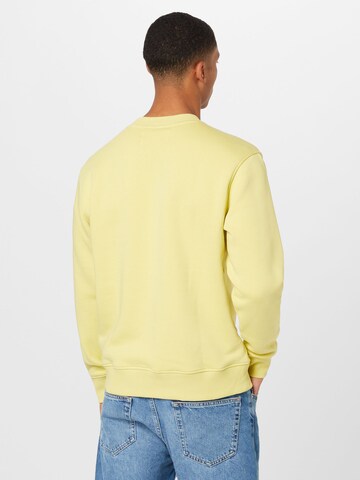 Bluză de molton de la Calvin Klein Jeans pe galben