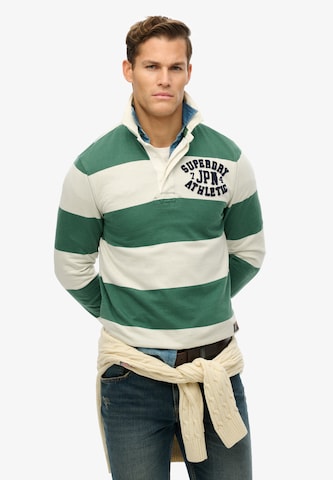 Superdry Poloshirt 'Athletic' in Grün: Vorderseite