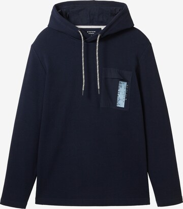 Sweat-shirt TOM TAILOR en bleu : devant