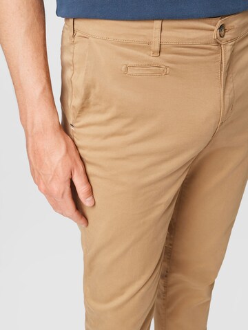 FAGUO Slimfit Chinohousut 'BRIX' värissä beige