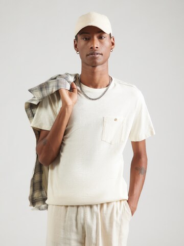 INDICODE JEANS Tričko 'Hjalte' – žlutá: zadní strana