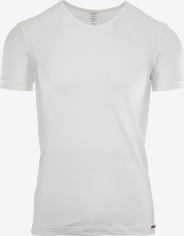 Olaf Benz Shirt 'V-Neck RED 1601' in Wit: voorkant