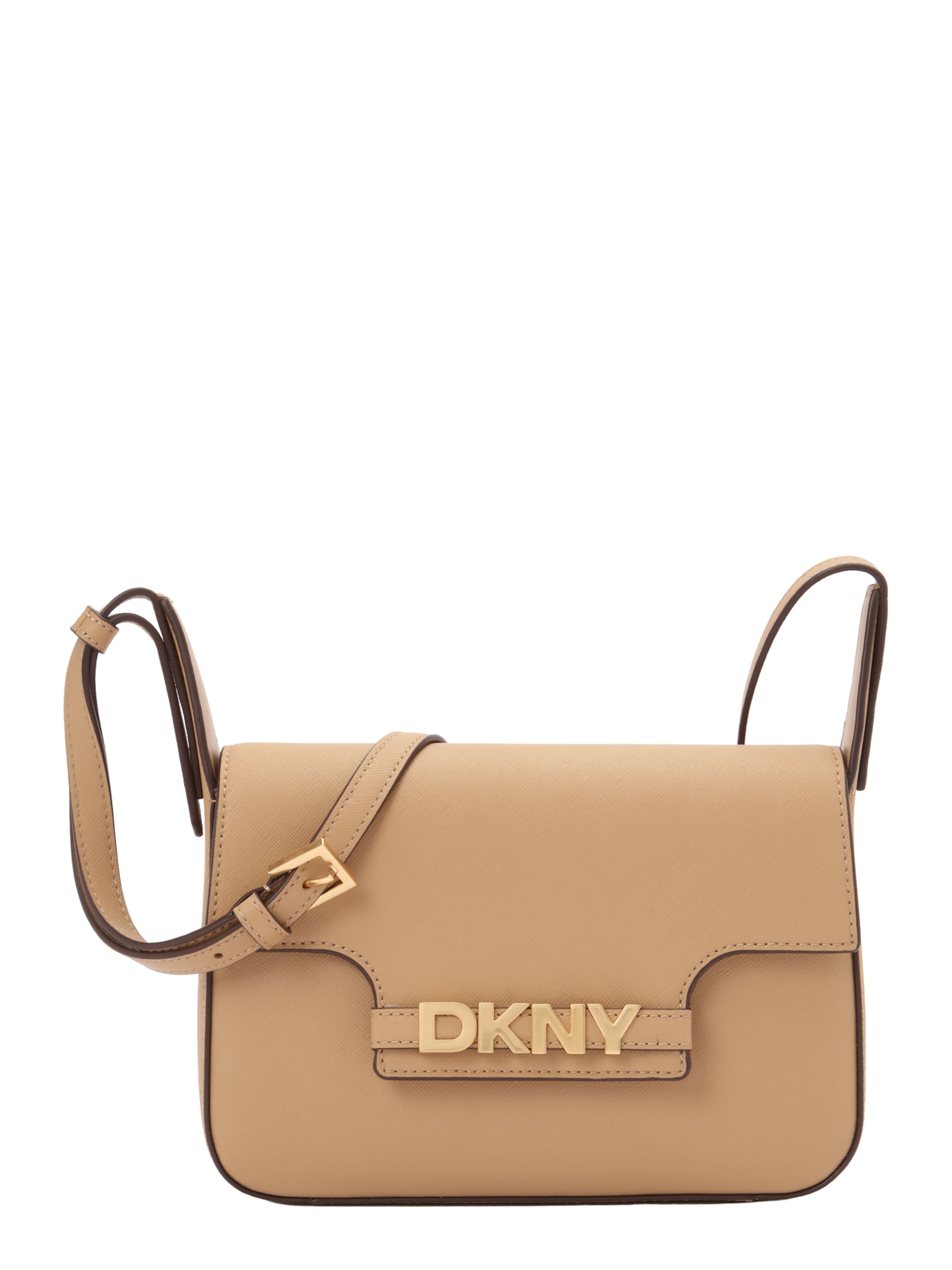 DKNY Schoudertas in Beige: voorkant