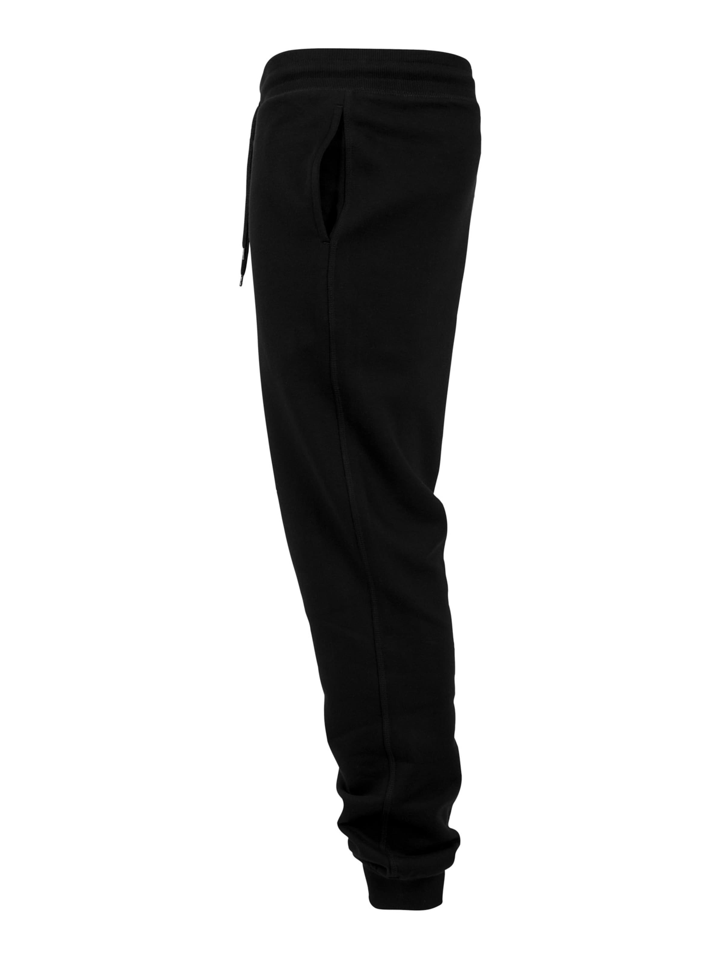 Urban Classics Tapered Trousers in Black
