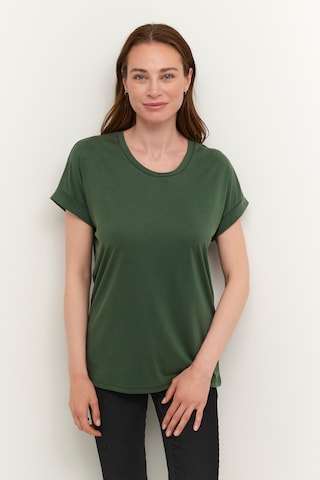 CULTURE - Camiseta en verde: frente