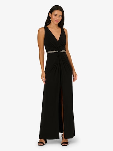 Adrianna Papell Evening dress 'Draped Jersey Gown' in Black: front