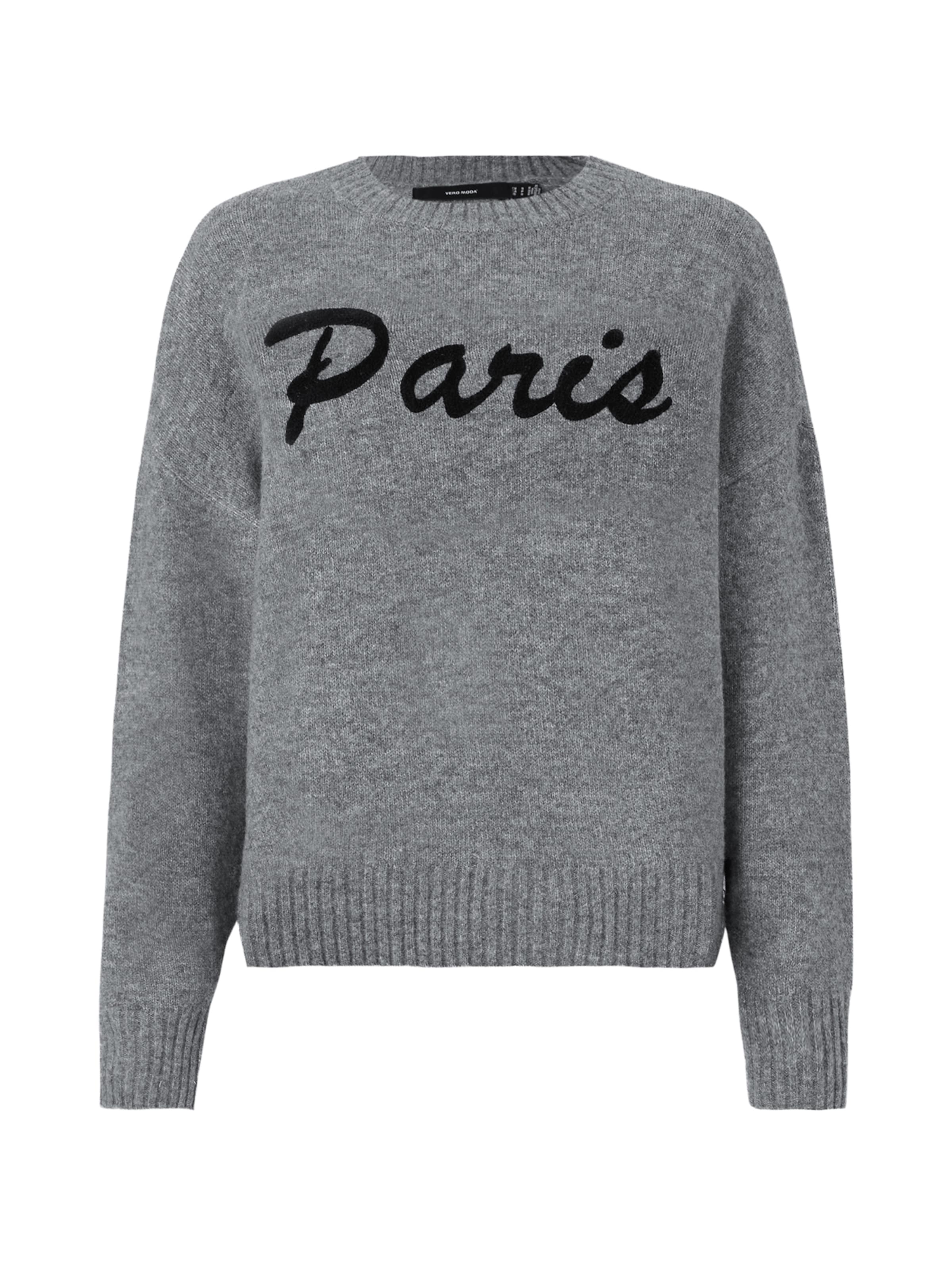 VERO MODA Sweater 'VMBoom' in Grey: front