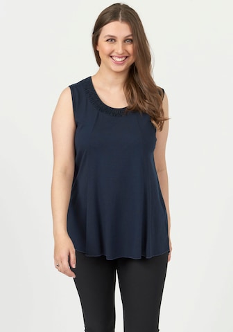 Pont Neuf Top in Blue: front