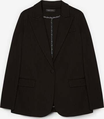 Veste mi-saison Fiorella Rubino en noir : devant
