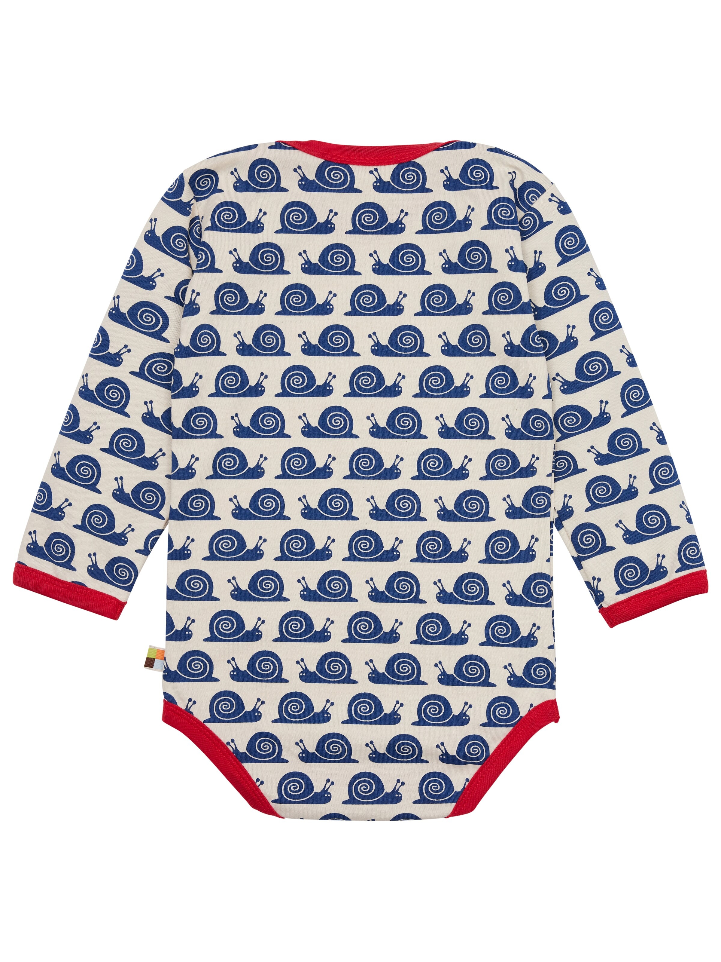 loud + proud Romper/Bodysuit 'Schnecken' in Blue
