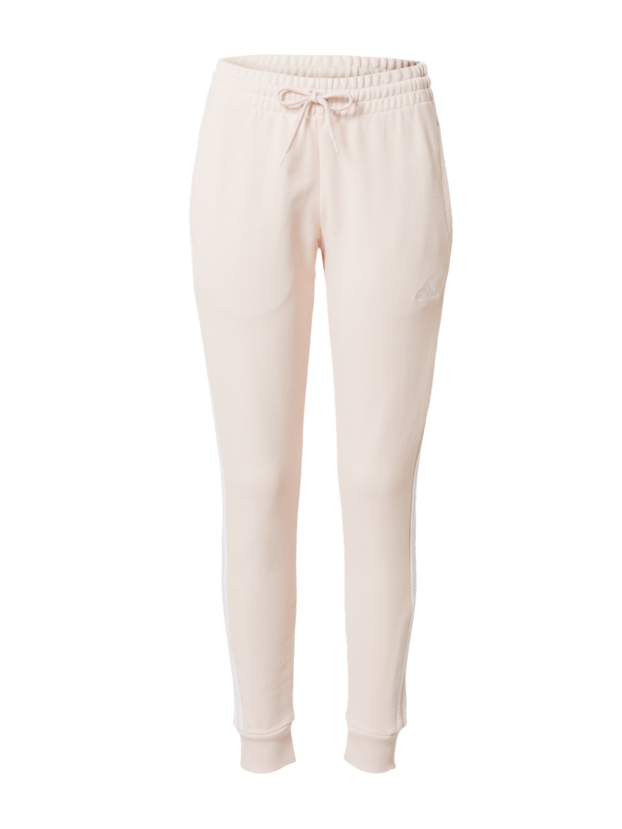 ADIDAS SPORTSWEARTapered Sportske hlače 'Essentials' - bež boja: prednji dio