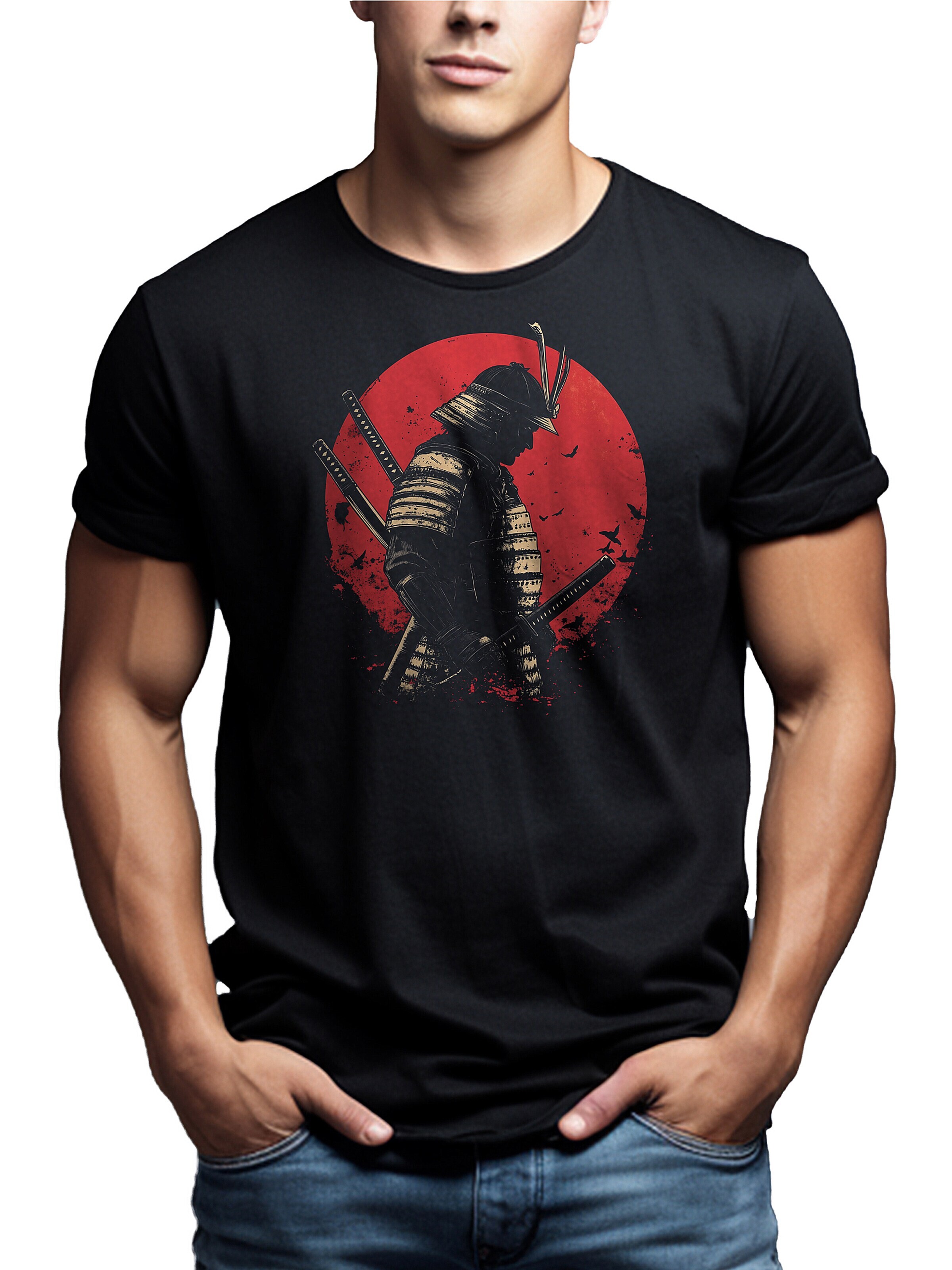MAKAYA Shirt 'Samurai'‌ in Schwarz
