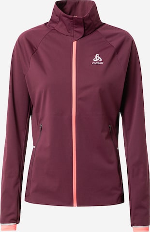 ODLO Athletic Jacket in Red: front