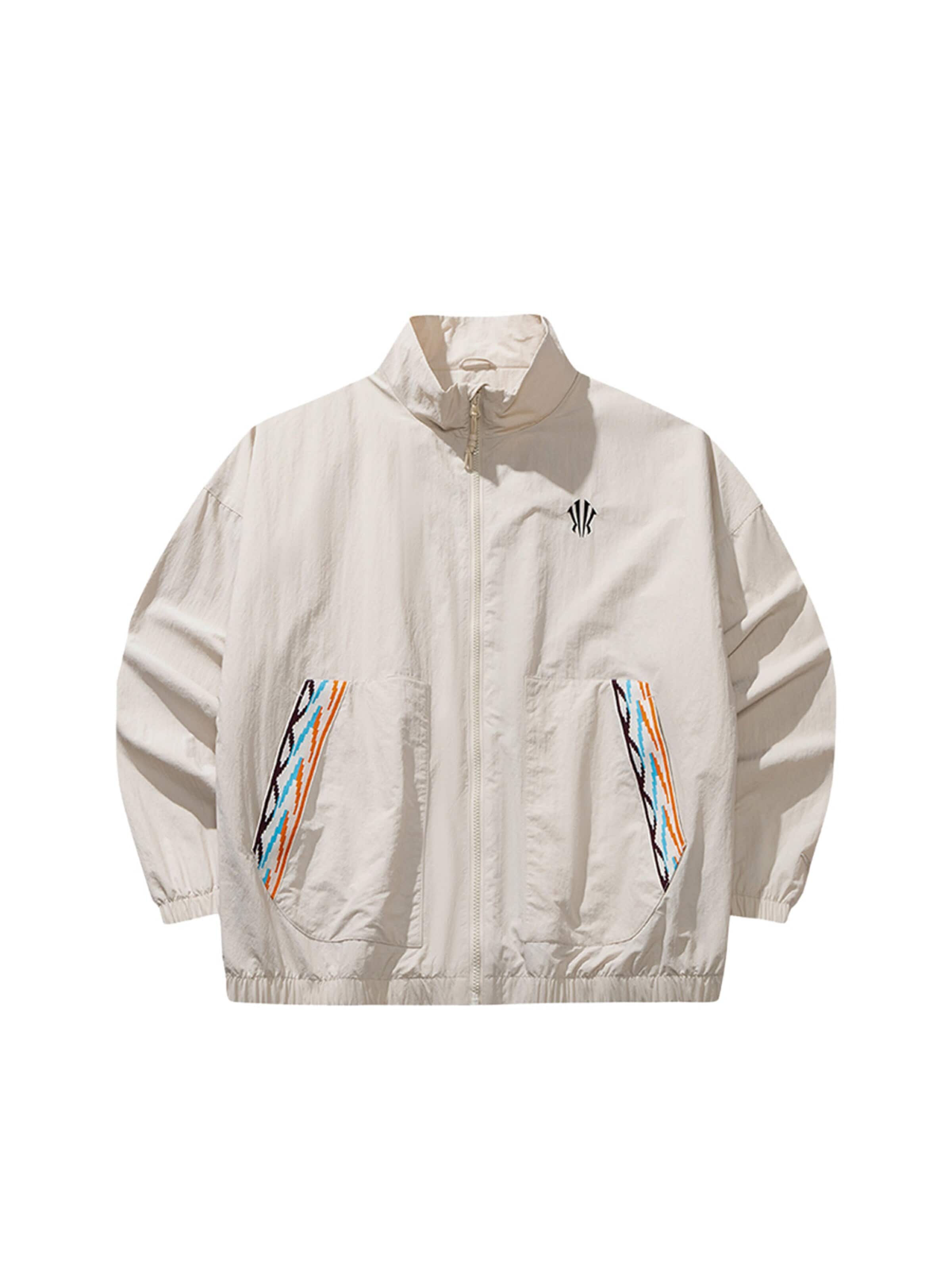 ANTA Sportjacke 'Anta KAI Light Jacket'‌‌‌‌‌ in Beige: Vorderseite
