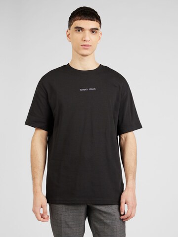 Tommy Jeans Shirt 'CLASSICS' in Black: front