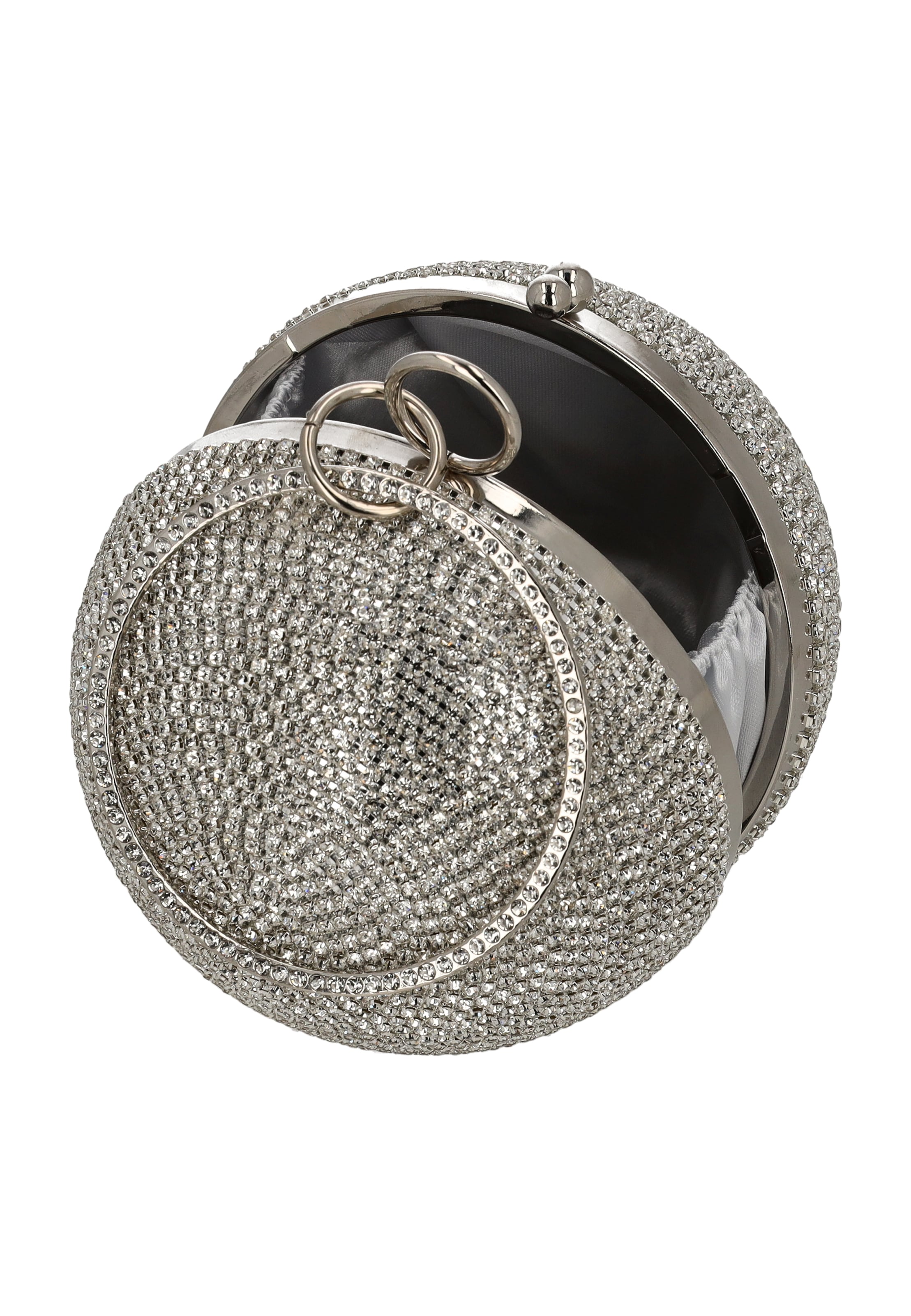 faina - Bolso de noche en plata