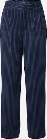 OUILoosefit Hlače s naborima - plava boja: prednji dio