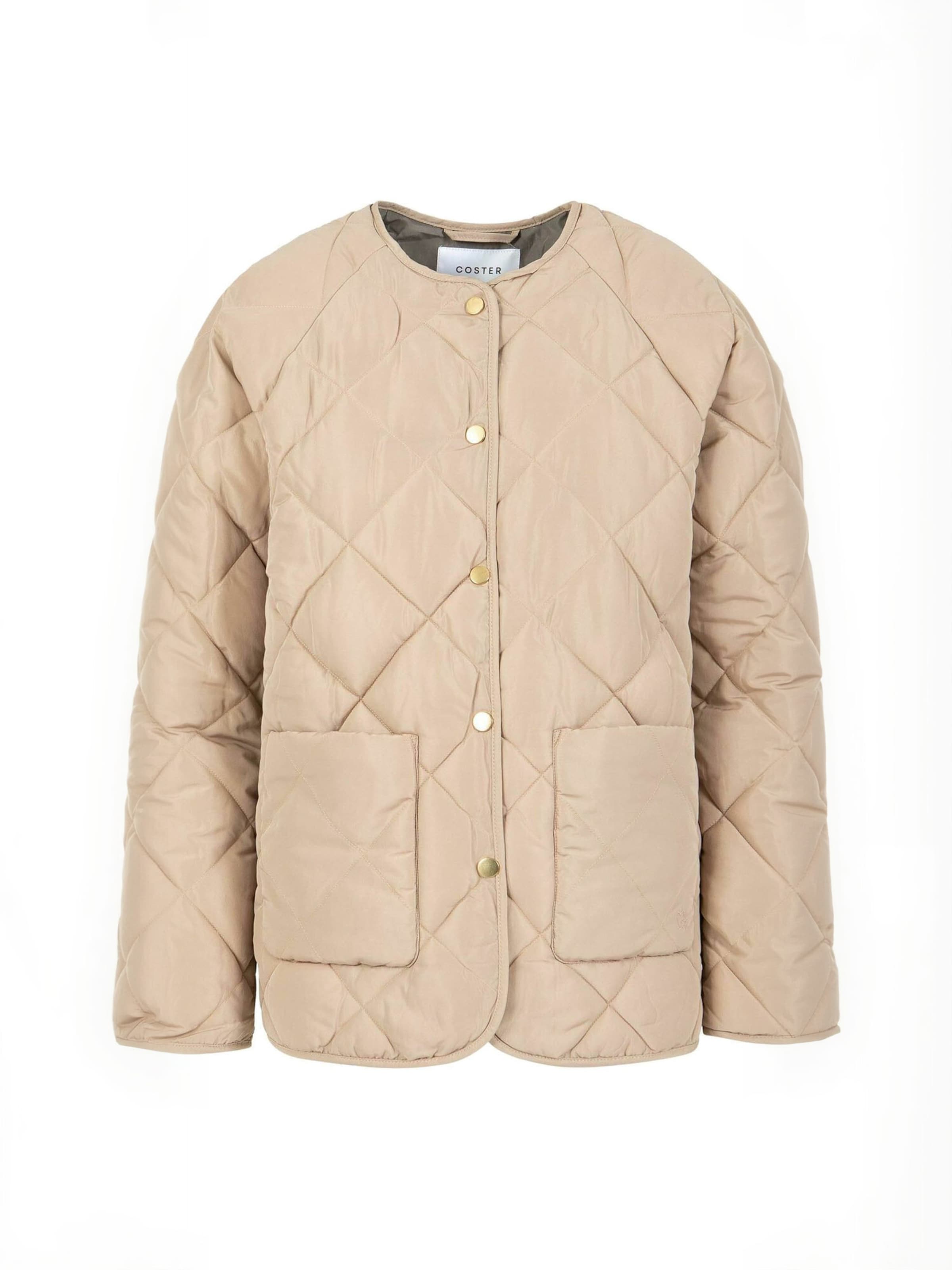 Coster Copenhagen Between-Season Jacket ' Asta ' in Beige: front