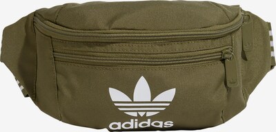 ADIDAS ORIGINALS Bolsa de cintura em oliveira / branco, Vista do produto