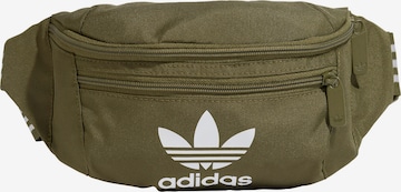 ADIDAS ORIGINALS Belt bag in Green: front