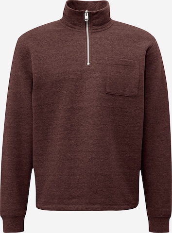 s.Oliver Sweatshirt in Braun: predná strana