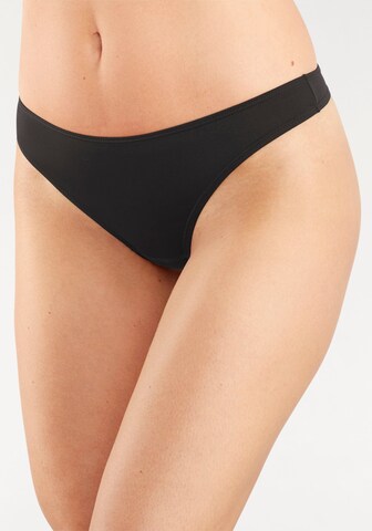 FLASHLIGHTS Thong in Black: front