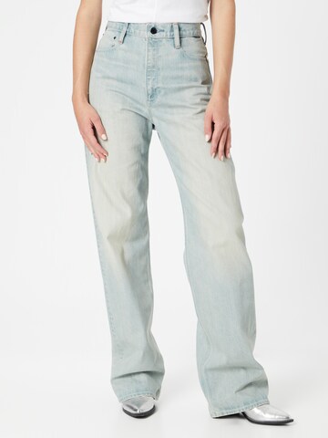 Wide Leg Jean G-Star RAW en bleu : devant