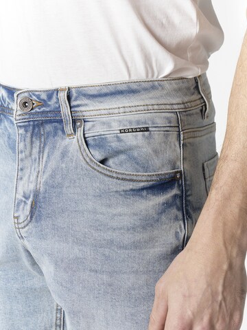 KOROSHI Regular Jeans i blå
