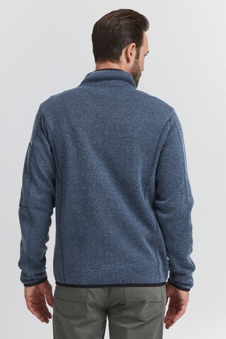 FQ1924 Fleece jas 'Pentrus' in Blauw