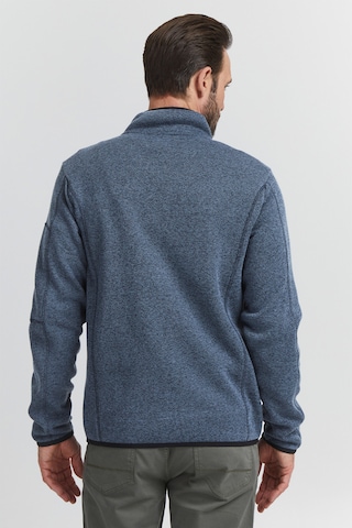 FQ1924 Fleece jas 'Pentrus' in Blauw