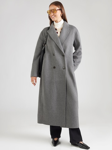 Herrlicher Between-seasons coat 'Lanine' in Grey: front