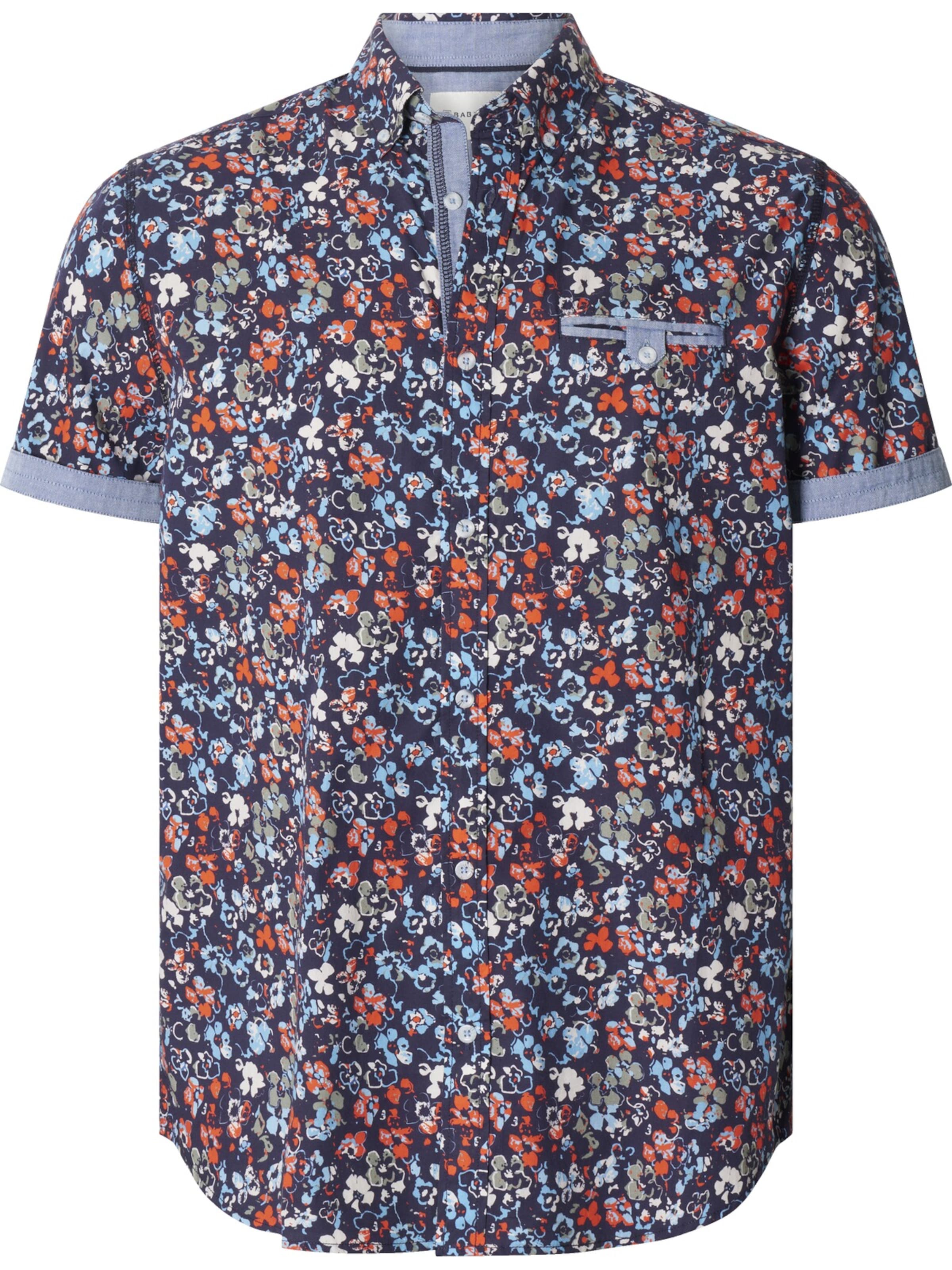 BABISTA Regular fit Button Up Shirt 'Carassi' in Blue: front