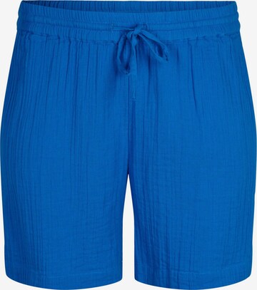Loosefit Pantalon 'VVIVU' Zizzi en bleu : devant