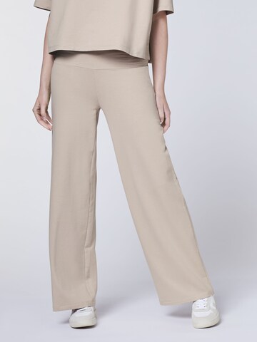 Detto Fatto Wide Leg Hose in Beige: predná strana