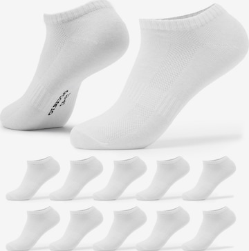 Occulto Ankle Socks 'Diana' in White: front