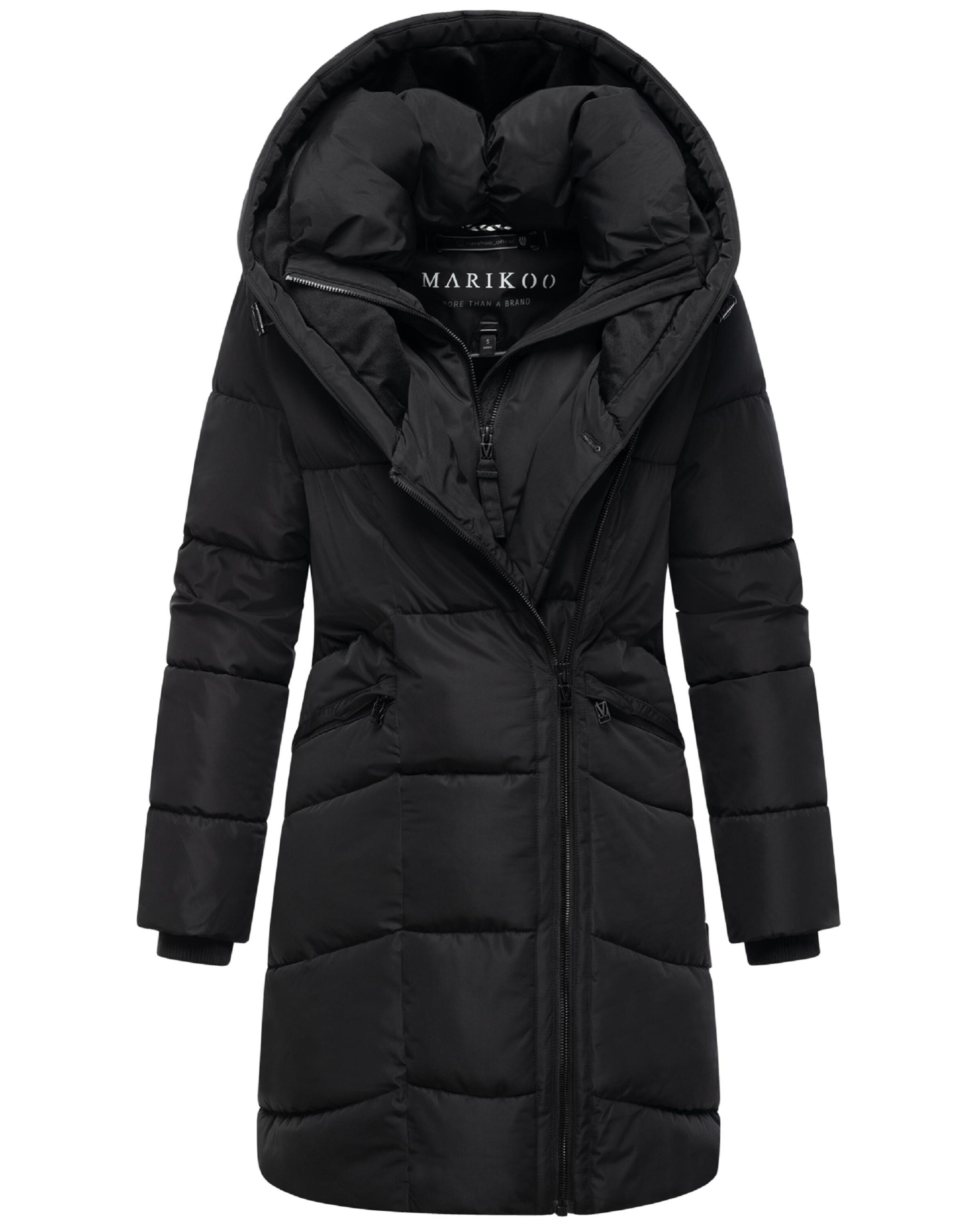 Manteau d’hiver 'Virenaa 16' MARIKOO en noir