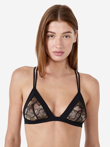 Triangle Soutien-gorge 'LUXURIANTE' ETAM en noir : devant