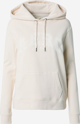 Sweat-shirt AÉROPOSTALE en beige : devant