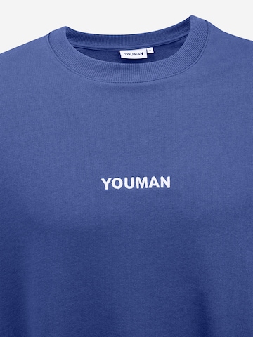 Youman Bluzka sportowa 'Casper' w kolorze niebieski