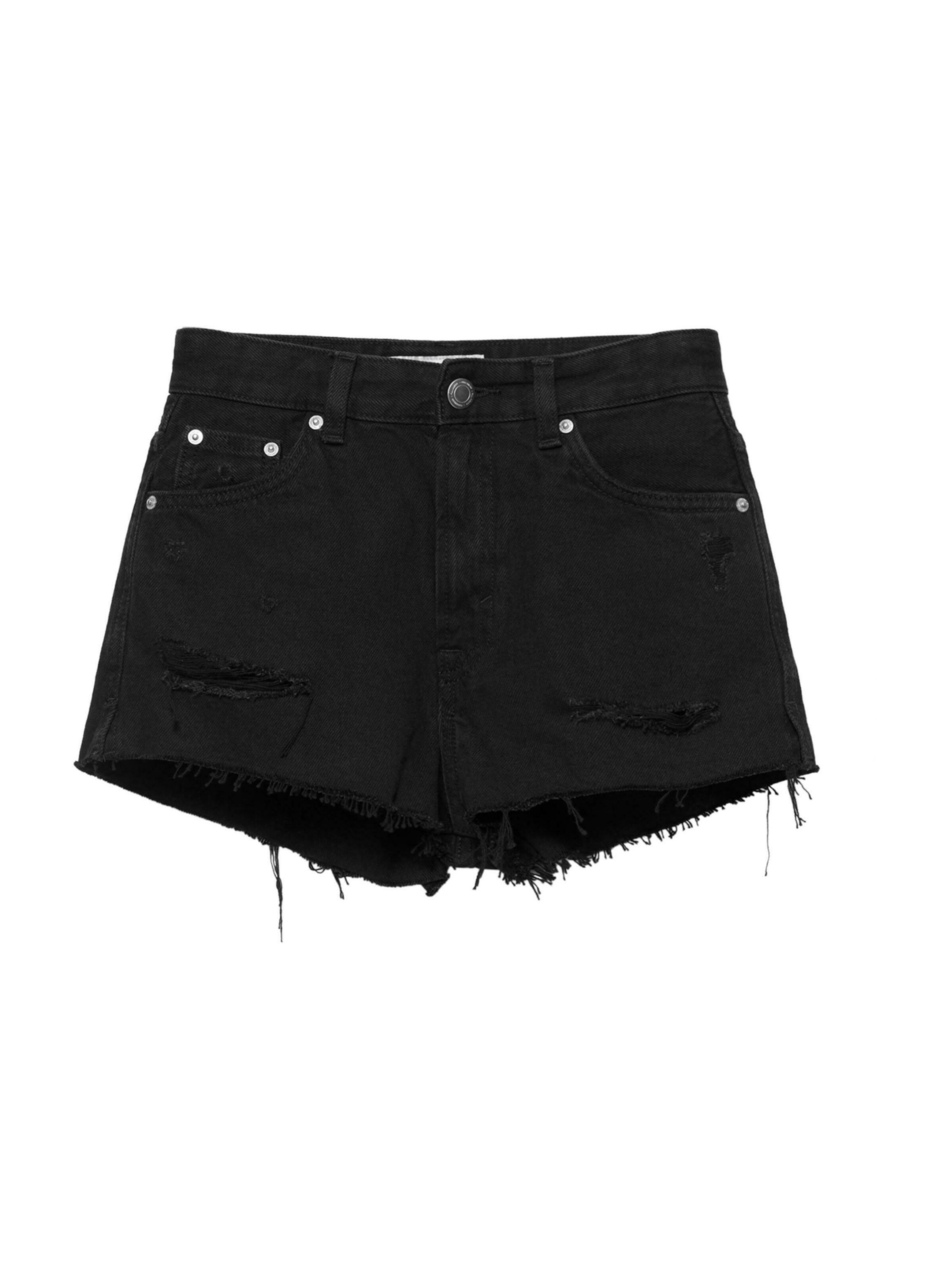 Pull&Bear Džíny – černá: přední strana