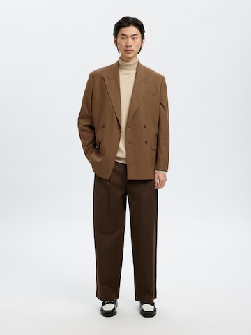 SELECTED Regular fit Trui 'SLHBerg' in Beige